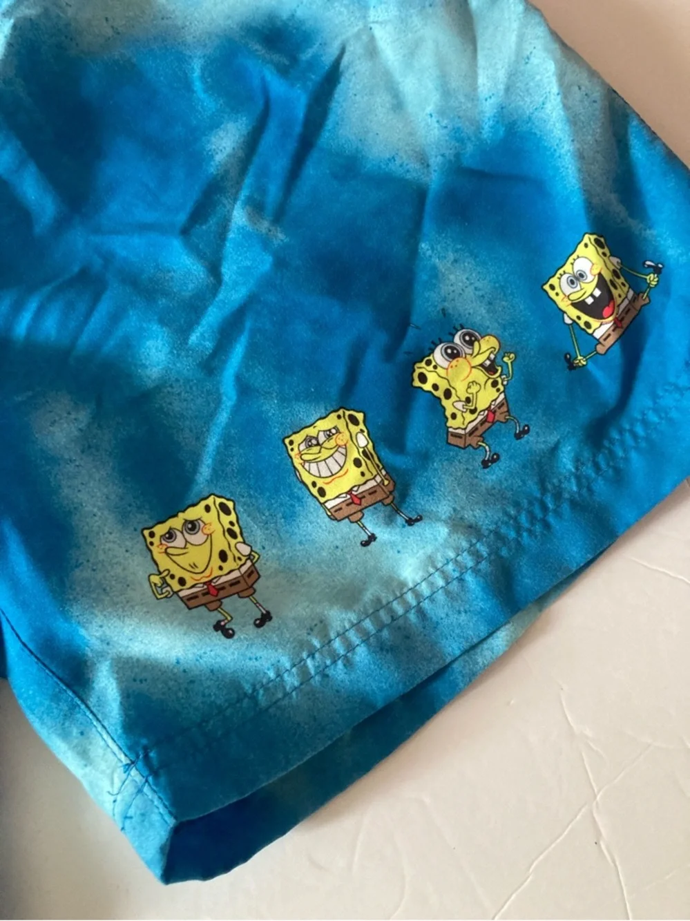 Nickelodeon SZ L SpongeBob Teal Blue Swim suit